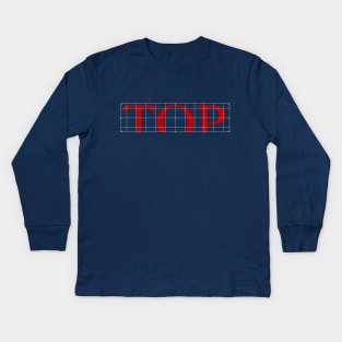 Crop Top Kids Long Sleeve T-Shirt